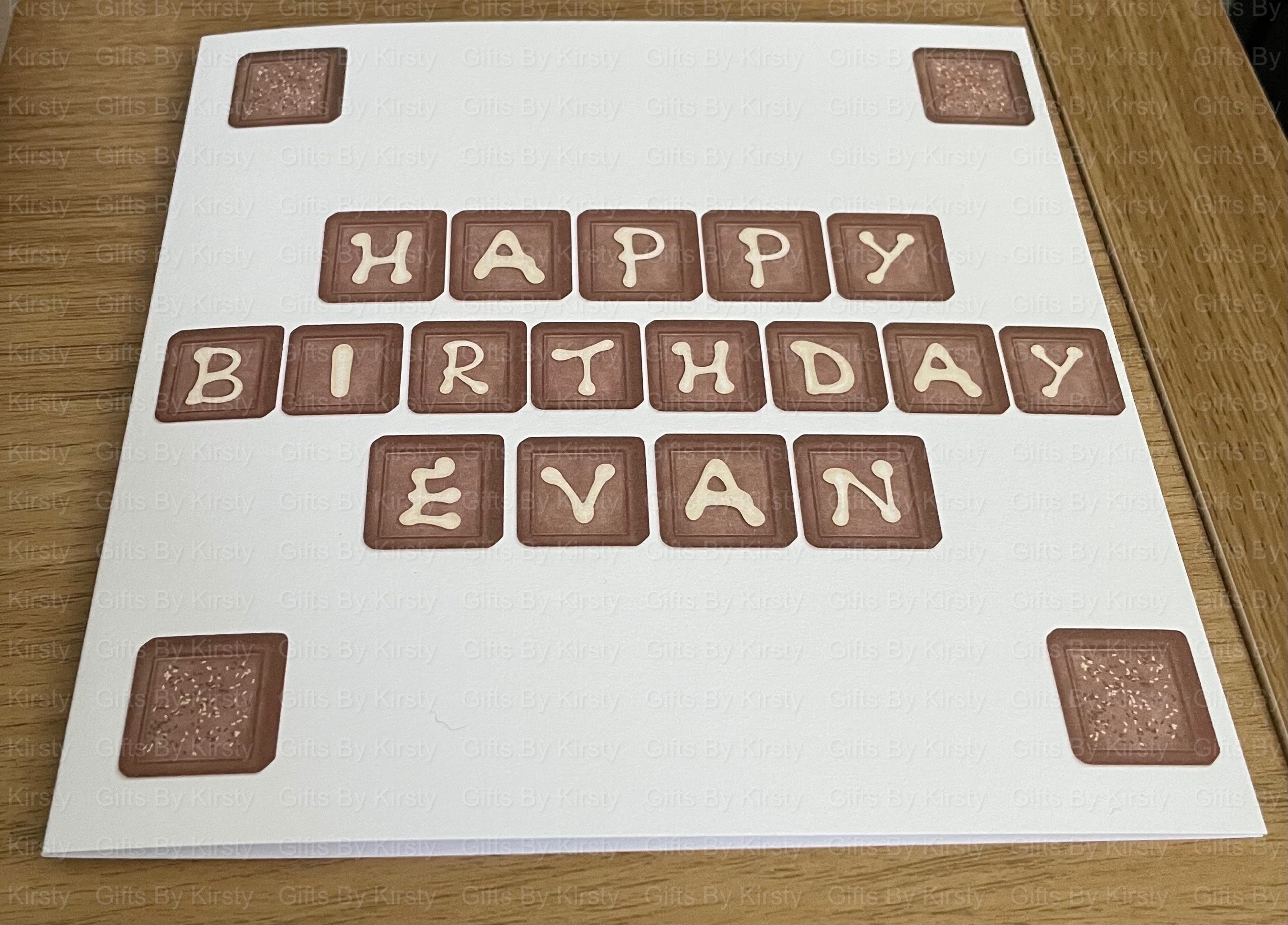 Chocolate Letters A to Z Chocolate Lovers Alphabet