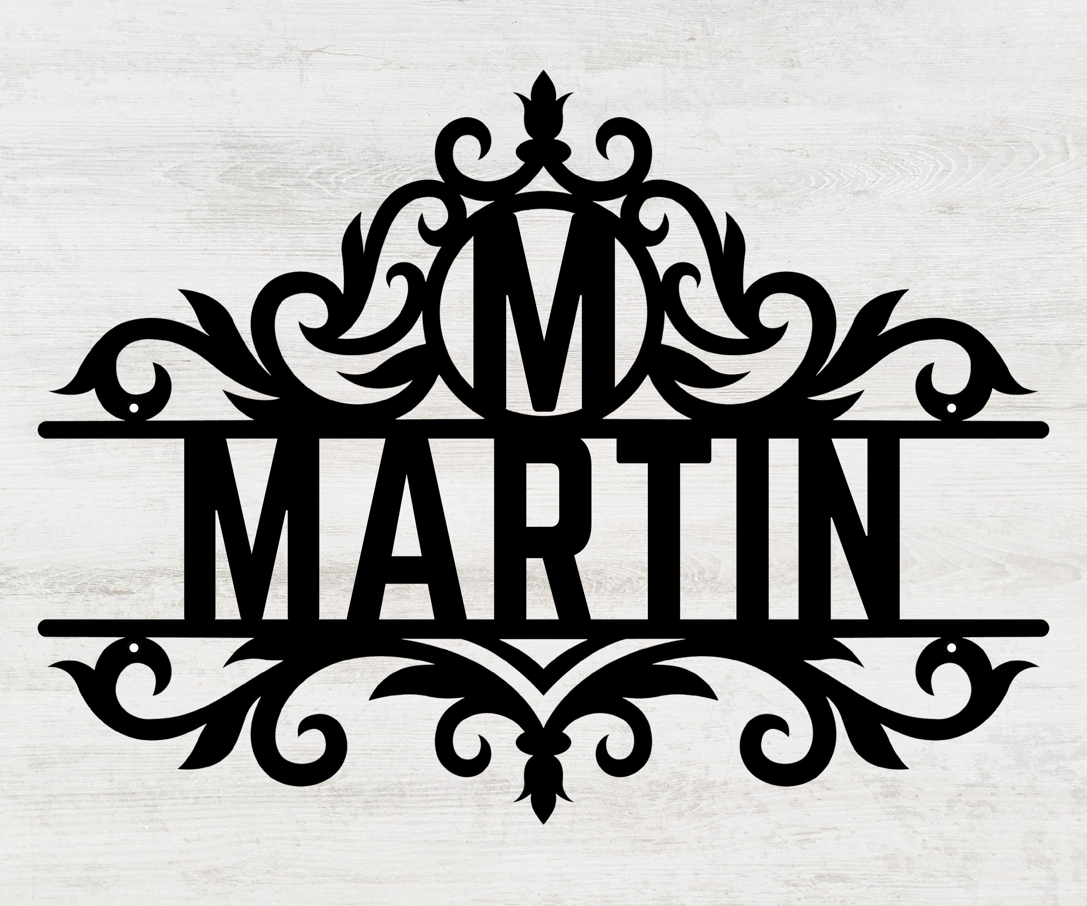 Mailbox Monogram SVG,Mailbox SVG,Family Split Monogram SVG